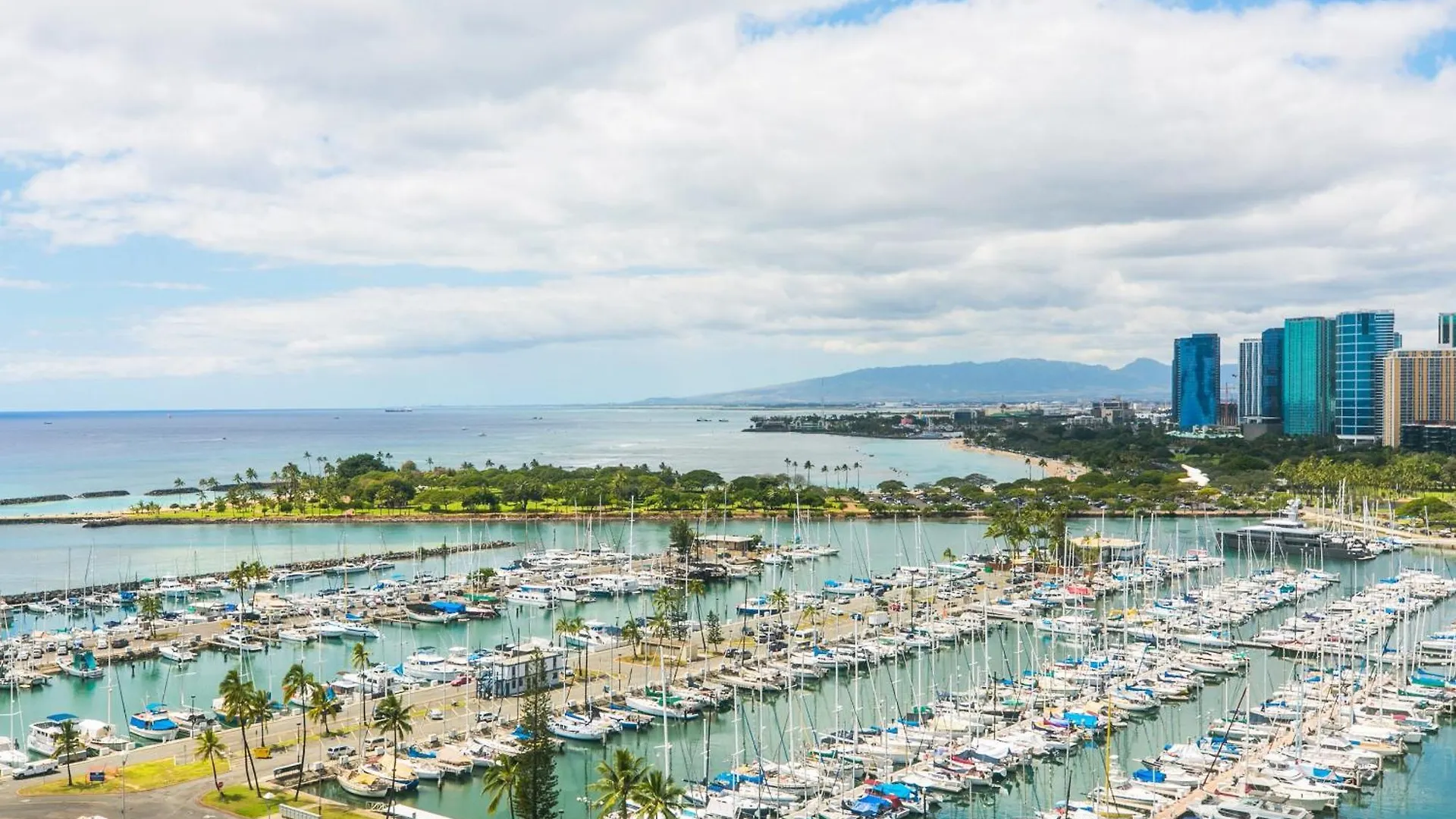 Apartmán Ilikai Tower 1844 Yacht Harbor View 2Br Honolulu